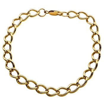 9ct gold 13.2g 8 inch curb Bracelet